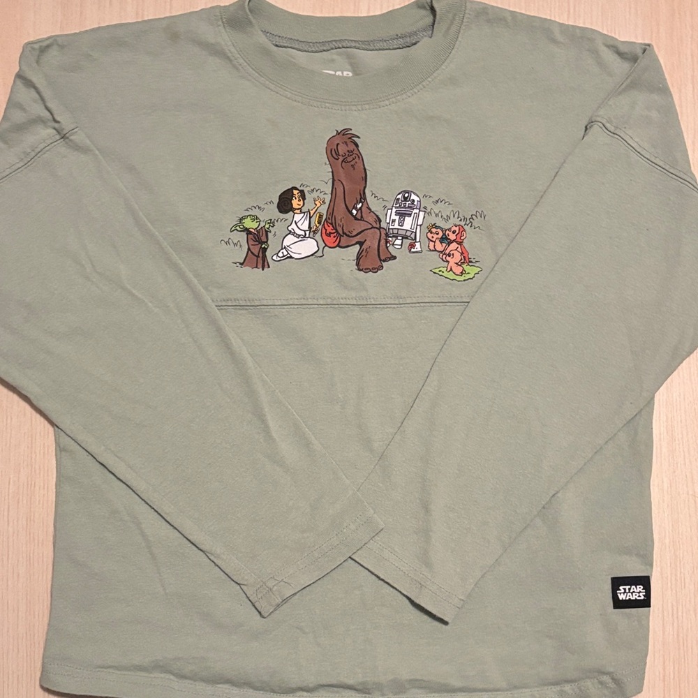 Star Wars Olive Green Character Disney Spirit Jersey Kids